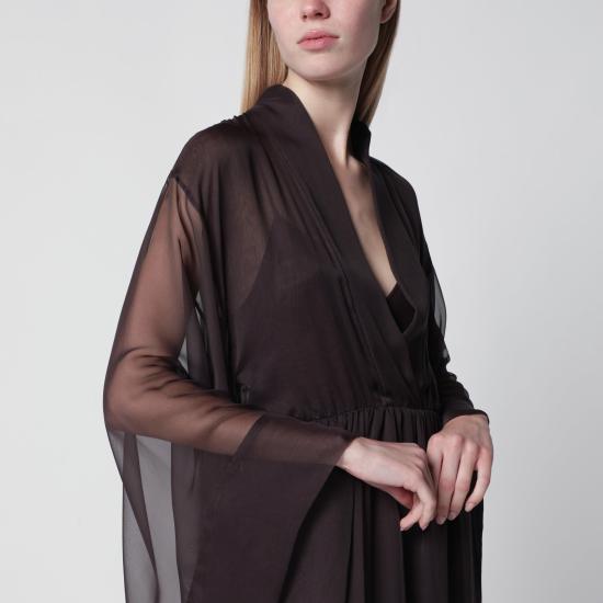 26SS 알베르타 페레티 롱 원피스 04620115 Brown - ALBERTA FERRETTI