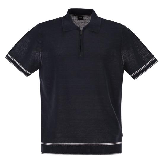 26SS 보스 폴로 티셔츠 50560474 DARK BLUE