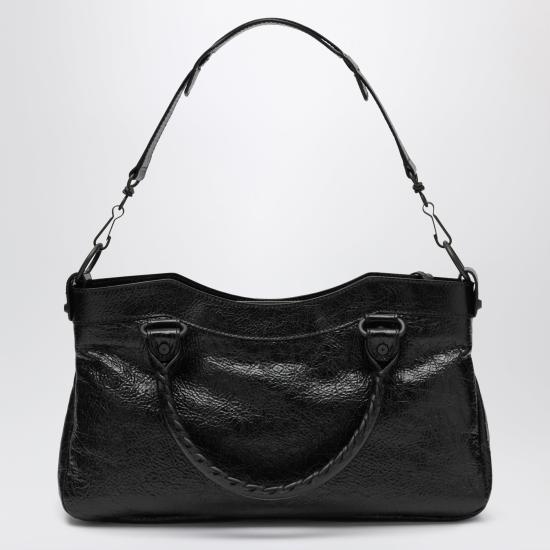 26SS 발렌시아가 르 시티 퍼스트 백 8669582ACFH Black - BALENCIAGA