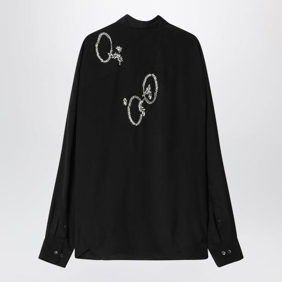 26SS 드리스 반 노튼 셔츠 107593078 Black - DRIES VAN NOTEN