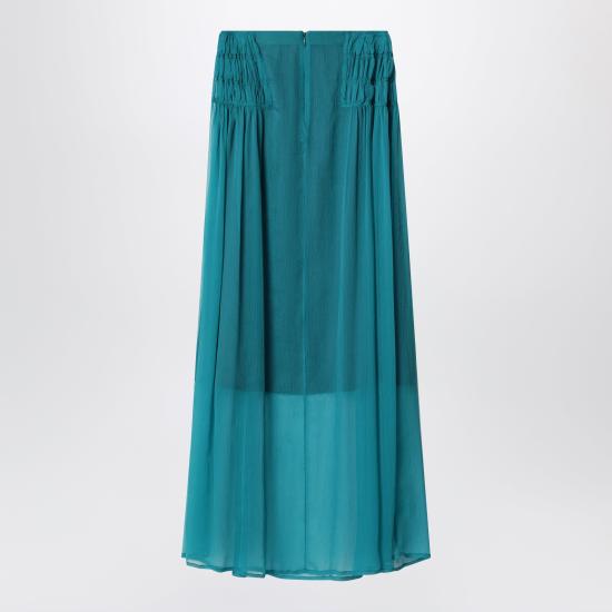 26SS 드리스 반 노튼 롱 스커트 108473040 Green - DRIES VAN NOTEN