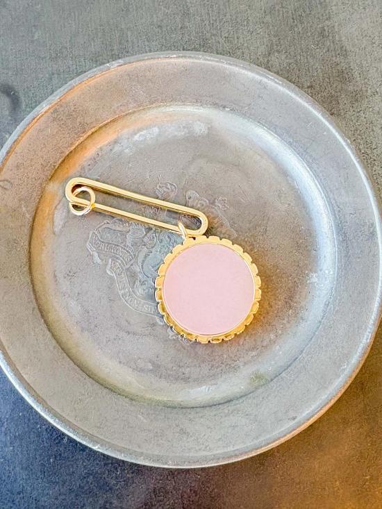  탯치 목걸이/팬던트 Thatch Odeon 핑크 제이드 드롭 참