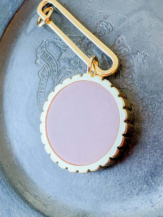  탯치 목걸이/팬던트 Thatch Odeon 핑크 제이드 드롭 참 - THATCH