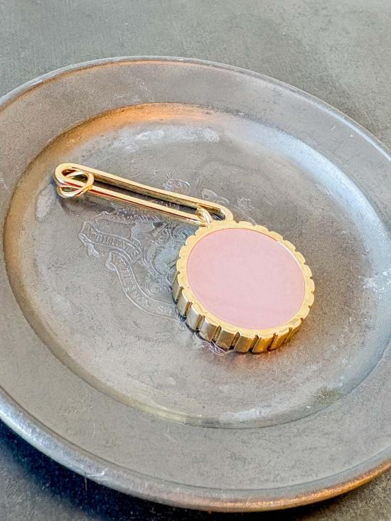  탯치 목걸이/팬던트 Thatch Odeon 핑크 제이드 드롭 참 - THATCH