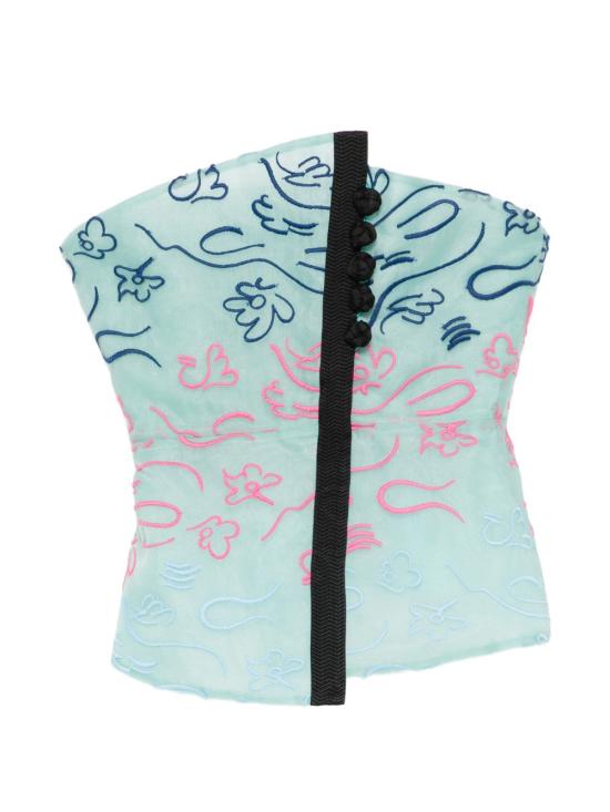 26SS 엠포리오 아르마니 민소매 티셔츠 EW005123 TE20228M4016 Azzurro