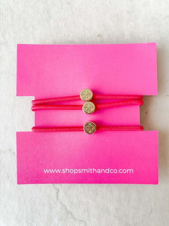  스미스 앤 코 디자인 헤어 액세서리 스미스앤코 디자인 리본 & 보우 헤어 타이 세트 - SMITH AND CO. DESIGN