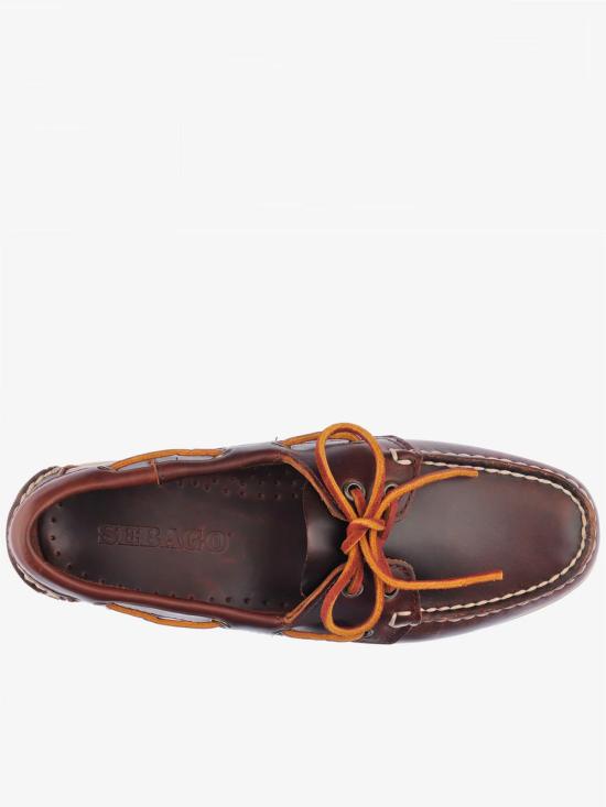  세바고 로퍼 독사이드 포틀랜드 왁스드 보트 슈즈 브라운 - SEBAGO