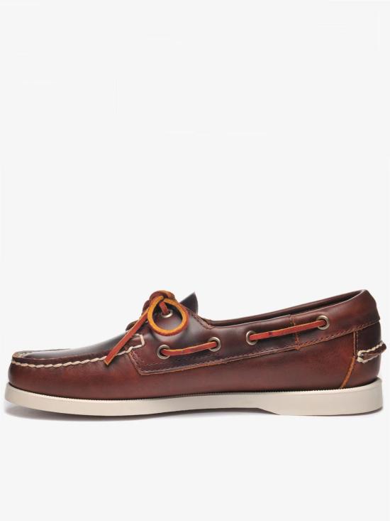 세바고 로퍼 독사이드 포틀랜드 왁스드 보트 슈즈 브라운 - SEBAGO