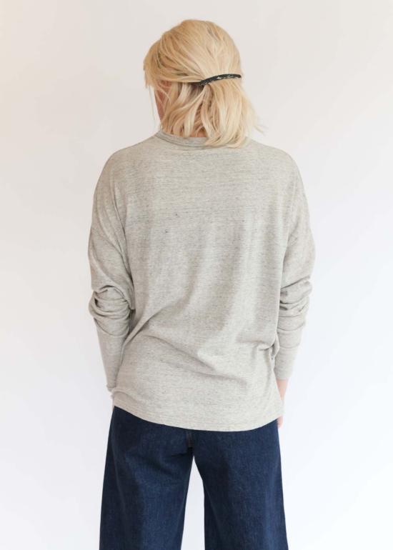  이치 앤티퀴트 긴팔 티셔츠 이치 앤티크 루즈핏 풀오버 탑 - ICHI ANTIQUITES