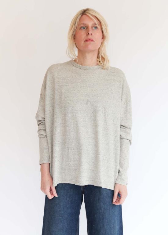  이치 앤티퀴트 긴팔 티셔츠 이치 앤티크 루즈핏 풀오버 탑