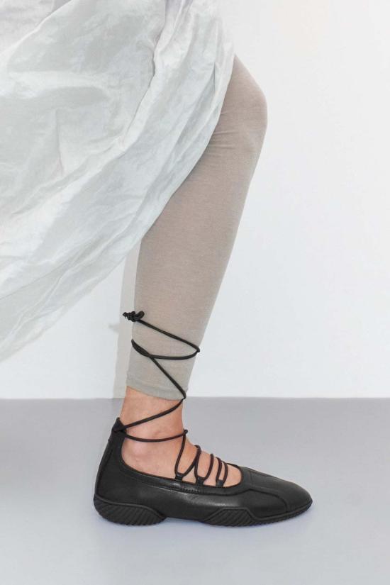  미스타 플랫 슈즈 에이버리 레이스 발레리나 - MIISTA