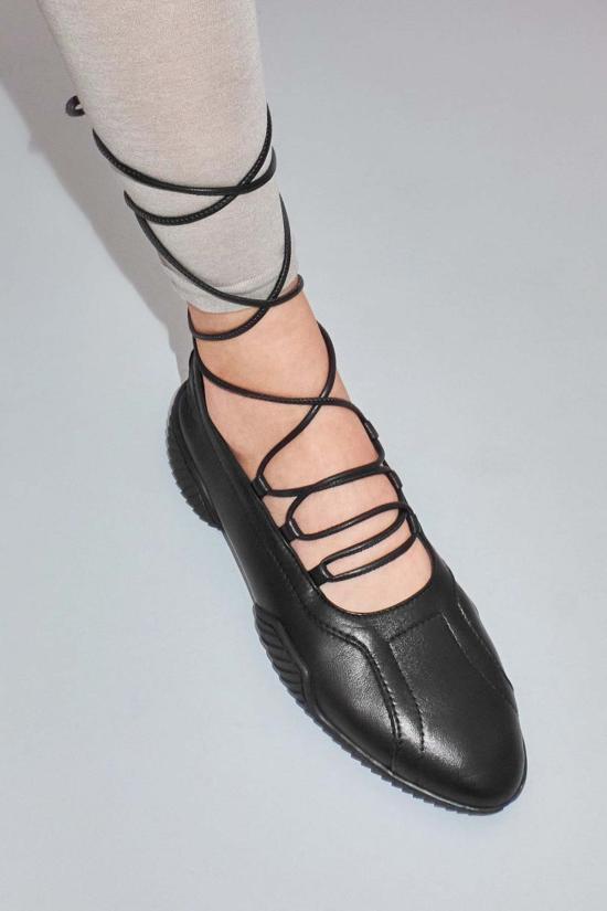  미스타 플랫 슈즈 에이버리 레이스 발레리나 - MIISTA