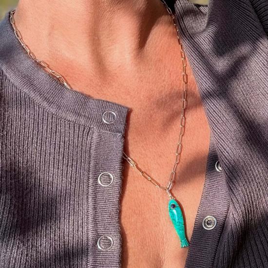  탯치 목걸이/팬던트 Thatch Fortuna Howlite Charm - THATCH