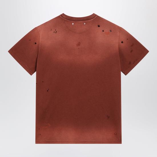 26SS 골든구스 반팔 티셔츠 GWP01220P002361 Red - GOLDEN GOOSE