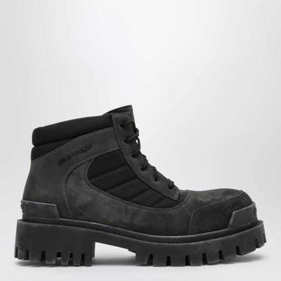 26SS 발렌시아가 컴뱃 스트라이크 로우 부츠 867708WCB45 Brown