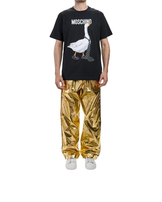 26SS 모스키노 반팔 티셔츠 0715 0241 1555 NERO MULTI - MOSCHINO