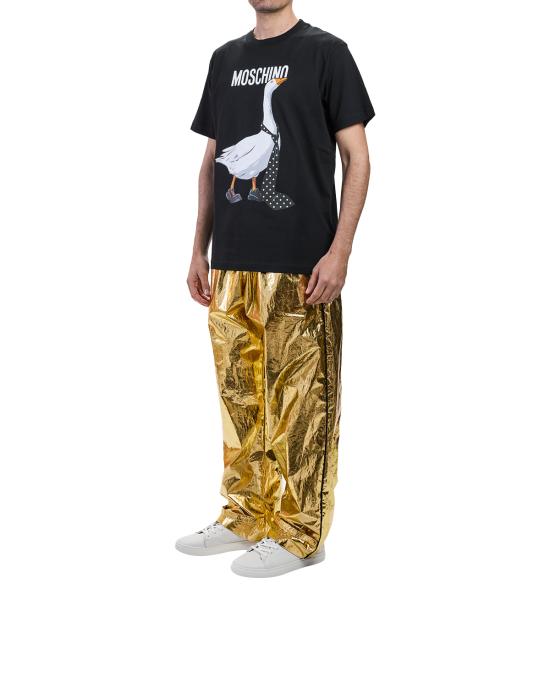 26SS 모스키노 반팔 티셔츠 0715 0241 1555 NERO MULTI - MOSCHINO