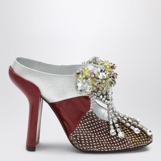 26SS 드리스 반 노튼 힐/펌프스 117840833 Burgundy