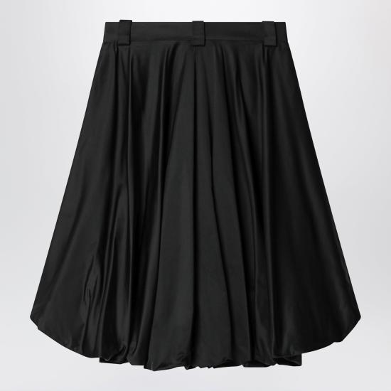 26SS 발렌시아가 미디 스커트 872539TJO61 Black - BALENCIAGA