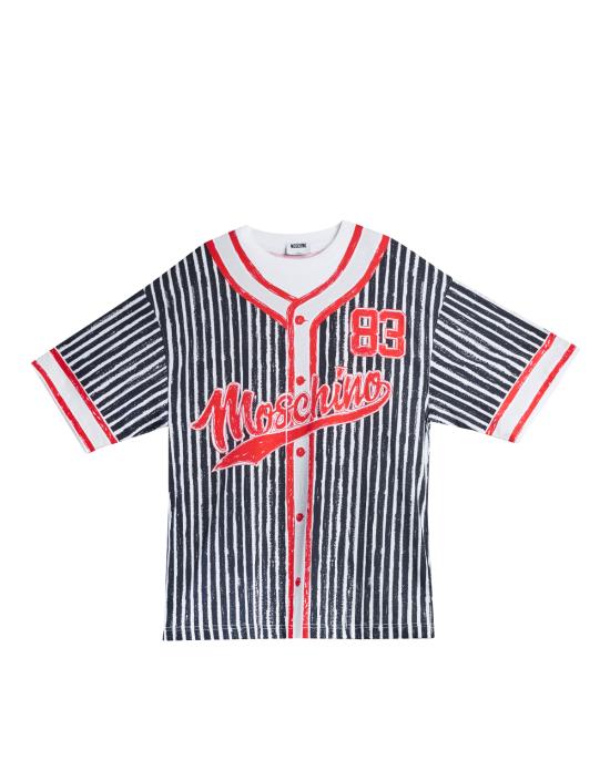26SS 모스키노 반팔 티셔츠 0709 0241 3888 MULTICOLOR