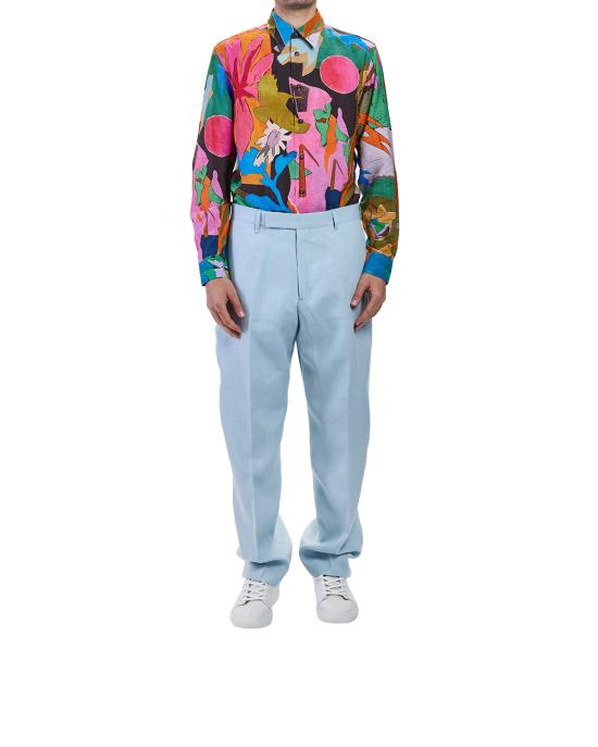 26SS 폴 스미스 스트레이트 팬츠 M1R 921Z V01427 40A AZZURRO - PAUL SMITH