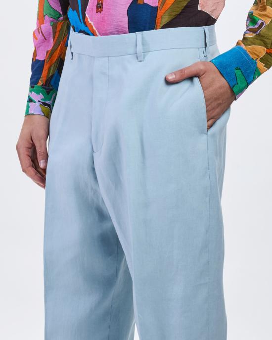 26SS 폴 스미스 스트레이트 팬츠 M1R 921Z V01427 40A AZZURRO - PAUL SMITH