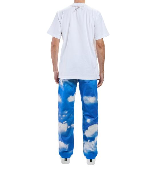 26SS 모스키노 반팔 티셔츠 0723 0241 1001 BIANCO MULTI - MOSCHINO