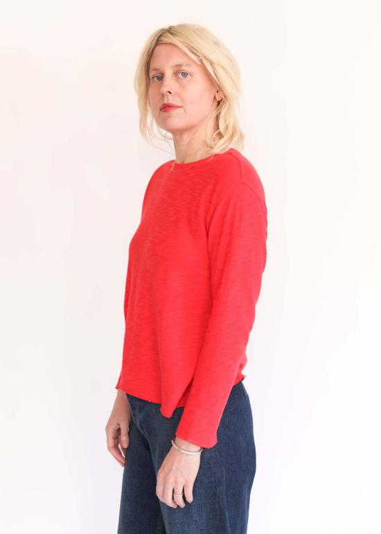  일레븐 스티치 긴팔 티셔츠 긴팔 크루넥 티셔츠 - ELEVEN STITCH