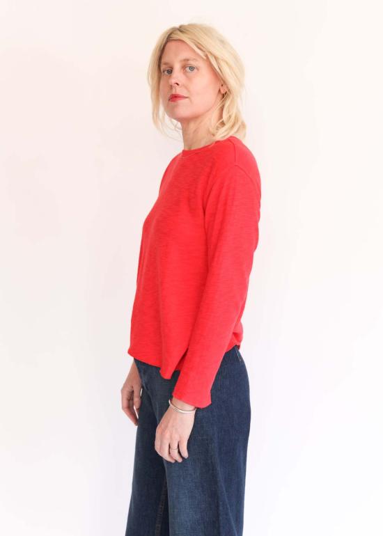  일레븐 스티치 긴팔 티셔츠 긴팔 크루넥 티셔츠 - ELEVEN STITCH