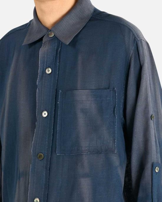  지용킴 데님 셔츠 김지용 스트랩 디테일 - JIYONGKIM