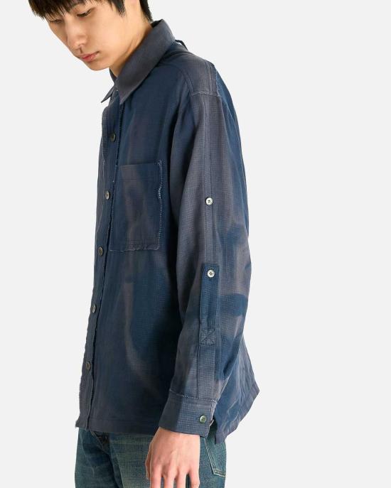  지용킴 데님 셔츠 김지용 스트랩 디테일 - JIYONGKIM