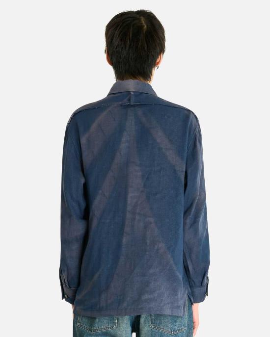  지용킴 데님 셔츠 김지용 스트랩 디테일 - JIYONGKIM