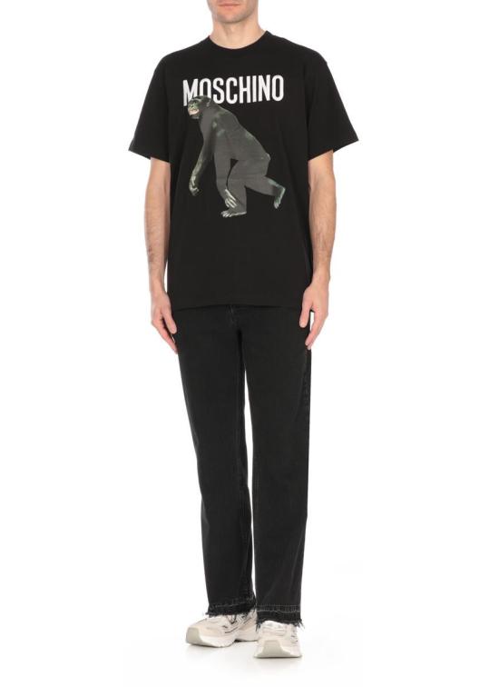 26FW 모스키노 반팔 티셔츠 0713 0241 1555 NERO - MOSCHINO