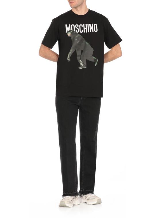 26FW 모스키노 반팔 티셔츠 0713 0241 1555 NERO - MOSCHINO