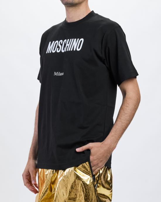 26SS 모스키노 반팔 티셔츠 0713 0241 1555 NERO - MOSCHINO