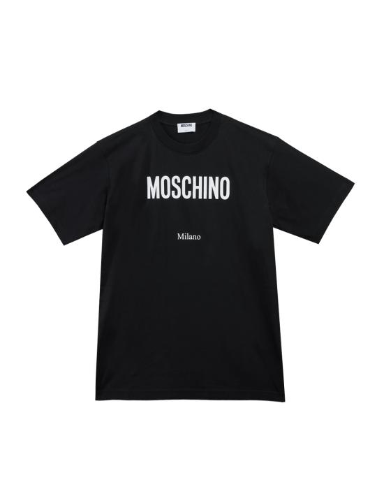 26SS 모스키노 반팔 티셔츠 0713 0241 1555 NERO
