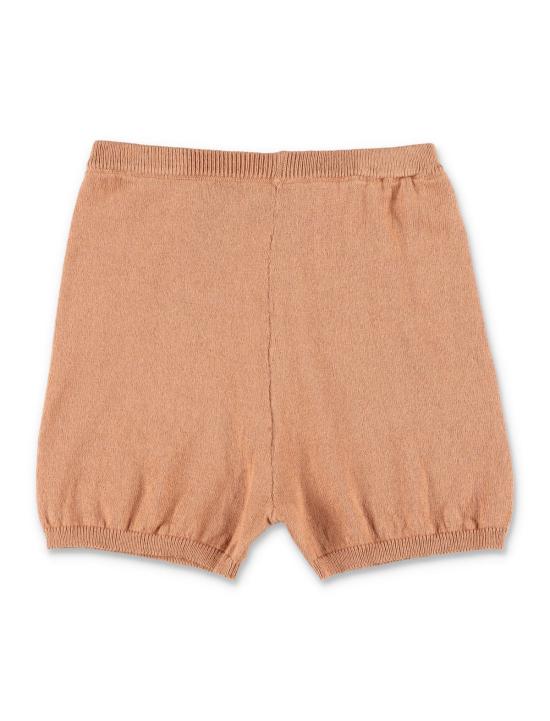  [키즈] 마르니 쇼츠/버뮤다 기린 니트 세트 (신생아용, 브라운) - MARNI