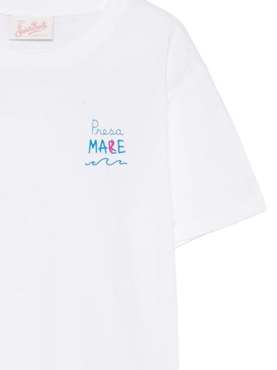 26SS 세인트바쓰 반팔 티셔츠 EMI0001 09768L PRESA MARE 01N EMB - MC2 SAINT BARTH