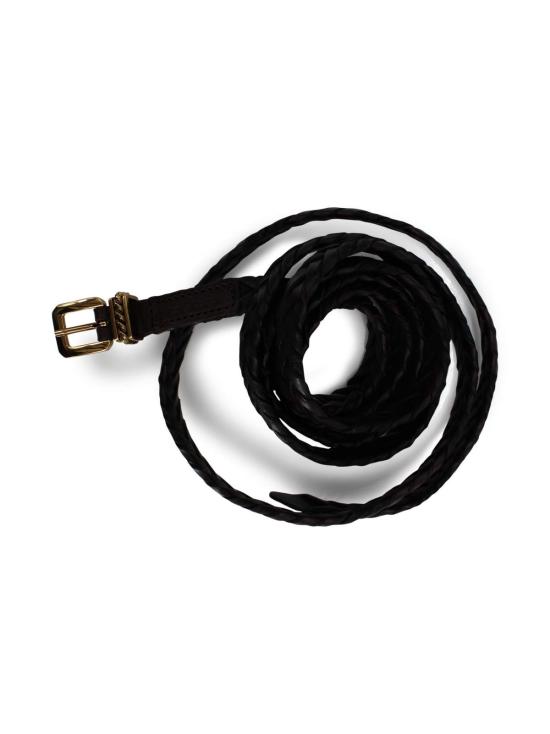  에트로 레귤러 벨트 브레이드 가죽  다크 브라운