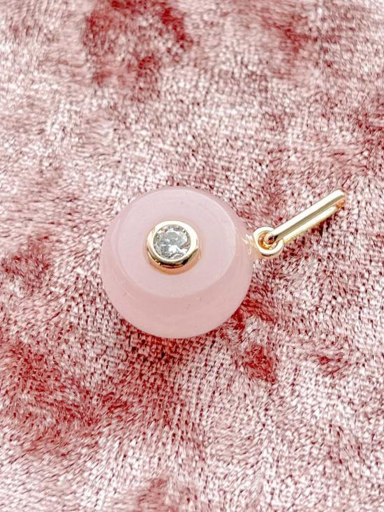  탯치 목걸이/팬던트 Thatch Bon Bon Pink Jade Charm - THATCH