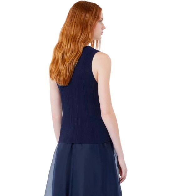 26SS 위켄드막스마라 민소매 티셔츠 2615361012600 010 S Blue - WEEKEND MAX MARA