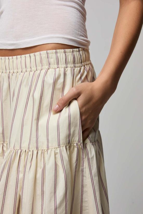  아셀 롱 스커트 애셔 루나 포플린  미스티 로즈 - ASHER