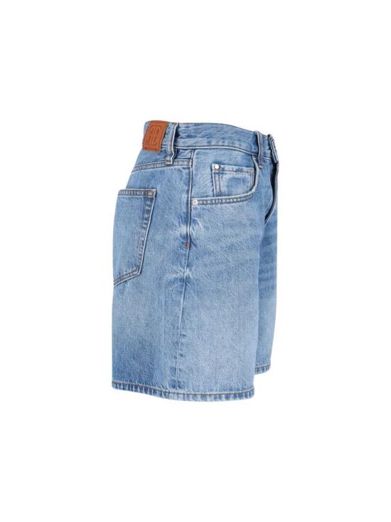  애니빙 데님 숏팬츠 아니네 빙 하이웨이스트 데님 반바지 (블루) - ANINE BING