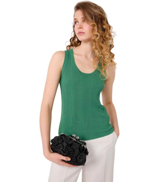 26SS 위켄드막스마라 민소매 티셔츠 2615361012600 006 S Green - WEEKEND MAX MARA