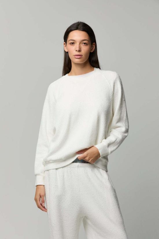  아셀 스웨터 애셔 아그네스 부클 크루넥 스웨트셔츠 - ASHER