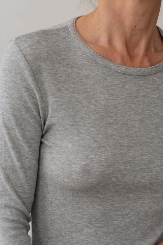  도니 긴팔 티셔츠 . 베이비 립 스캘럽 - DONNI.