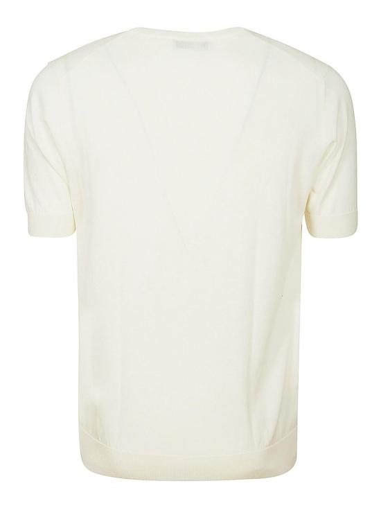 26SS 필리포 드 로렌티스 반팔 티셔츠 GC1MCCR14R020 White - FILIPPO DE LAURENTIIS