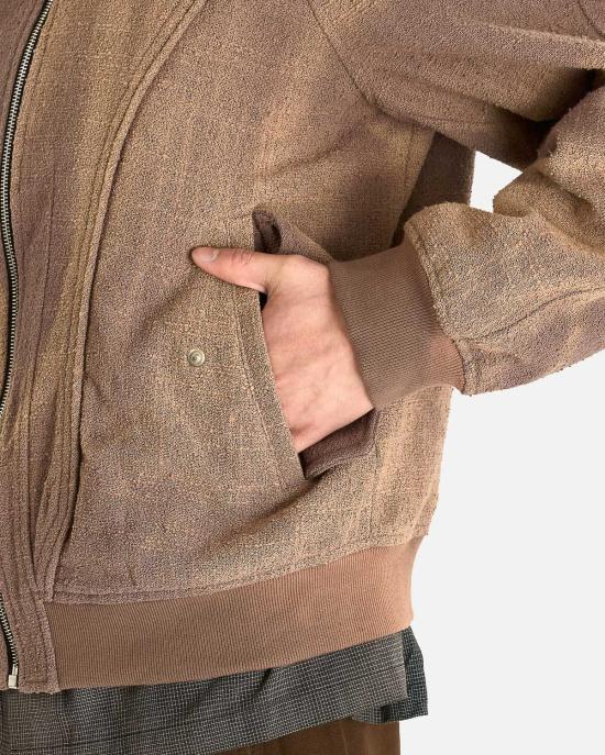  지용킴 봄버 자켓 김지용 하이넥 블라우스 - JIYONGKIM