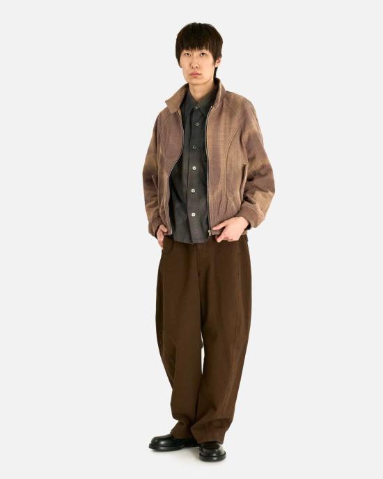  지용킴 봄버 자켓 김지용 하이넥 블라우스 - JIYONGKIM