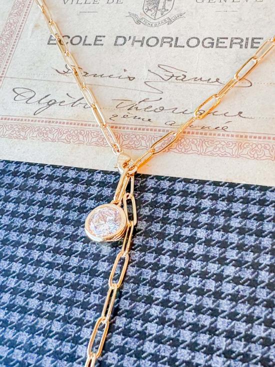  탯치 목걸이/팬던트 태치 도티 라리아트 목걸이 - THATCH